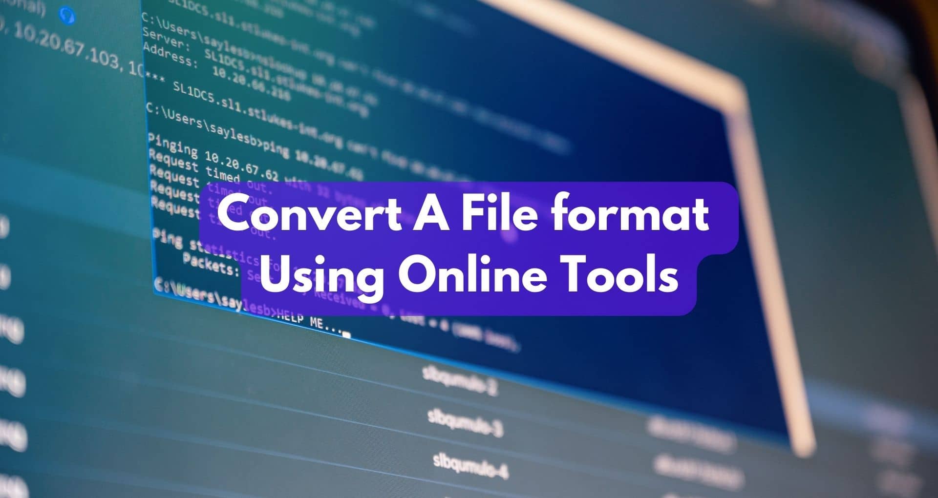 How To Convert A File format Using Online Tools?