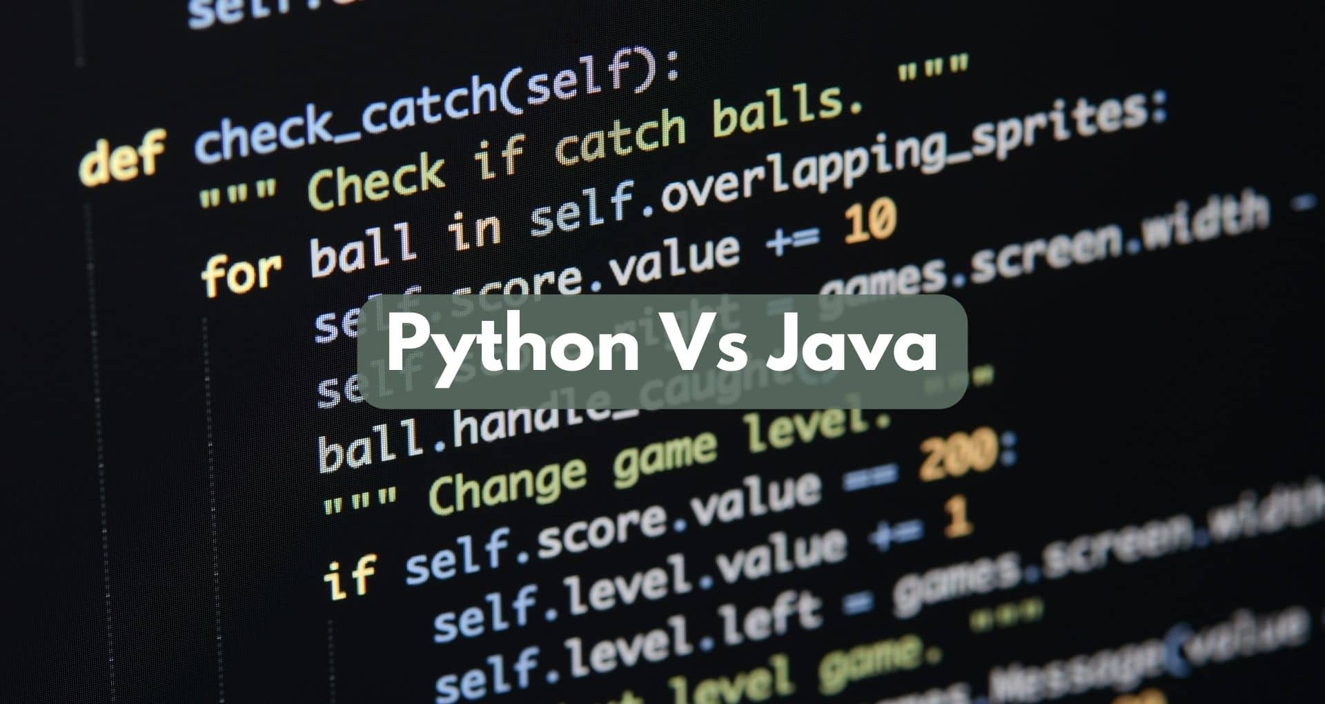 Python vs Java: A Comprehensive Comparison.